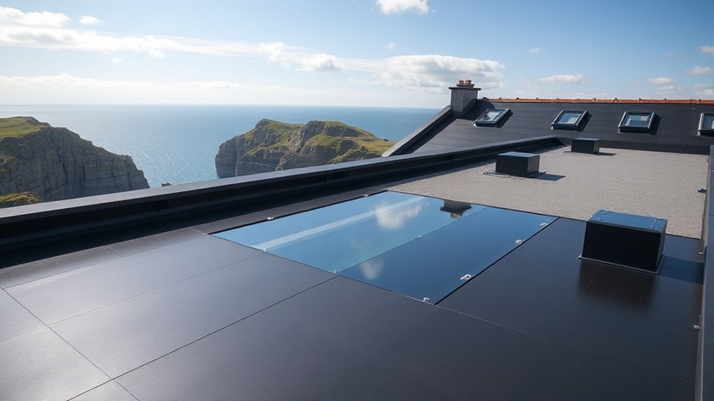 Flat roof installation in Plymouth