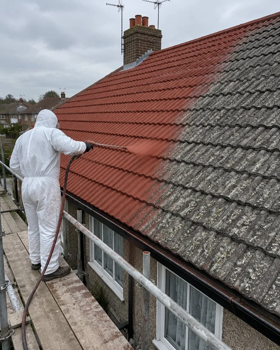 Roof painting and coating in Plymouth